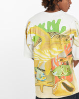 Vintage, 90s, Sea, Turtle, All, Over, Print, Tee, The Real Deal, size large, colour Multicolour, newtown, sydney, australia, thrift store, opshop, preloved, secondhand, sustainable, retro, antique, 70s, 80s, 90s, 2000s, 00s, fashion, clothing, streetwear, trendy, garment, style, boutique, store, shop, archive, sale, cheap, best, top, T-Shirts