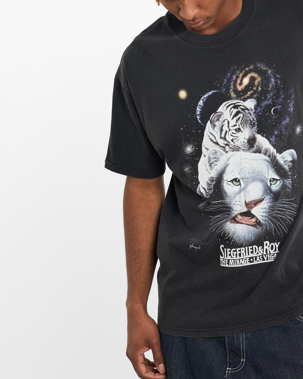 Vintage, 1997, Siegfried, &, Roy, Art, Tee, The Real Deal, size large, colour Black, newtown, sydney, australia, thrift store, opshop, preloved, secondhand, sustainable, retro, antique, 70s, 80s, 90s, 2000s, 00s, fashion, clothing, streetwear, trendy, garment, style, boutique, store, shop, archive, sale, cheap, best, top, T-Shirts