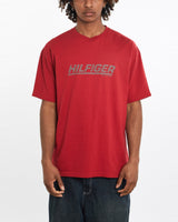 Vintage, Tommy, Hilfiger, Athletics, Tee, The Real Deal, size large, colour Red, newtown, sydney, australia, thrift store, opshop, preloved, secondhand, sustainable, retro, antique, 70s, 80s, 90s, 2000s, 00s, fashion, clothing, streetwear, trendy, garment, style, boutique, store, shop, archive, sale, cheap, best, top, T-Shirts