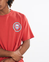 Vintage, 1992, MLB, Philadelphia, Phillies, Tee, The Real Deal, size large, colour Red, newtown, sydney, australia, thrift store, opshop, preloved, secondhand, sustainable, retro, antique, 70s, 80s, 90s, 2000s, 00s, fashion, clothing, streetwear, trendy, garment, style, boutique, store, shop, archive, sale, cheap, best, top, T-Shirts