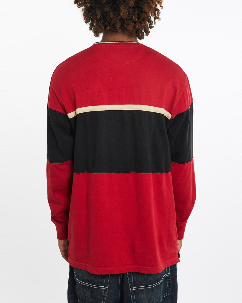 Vintage, Chaps, Ralph, Lauren, Long, Sleeve, Tee, The Real Deal, size extra large, colour Red, newtown, sydney, australia, thrift store, opshop, preloved, secondhand, sustainable, retro, antique, 70s, 80s, 90s, 2000s, 00s, fashion, clothing, streetwear, trendy, garment, style, boutique, store, shop, archive, sale, cheap, best, top, T-Shirts