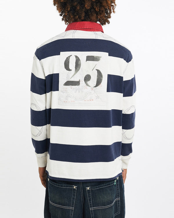 Vintage, 90s, Polo, Ralph, Lauren, Rugby, Shirt, The Real Deal, size large, colour Multicolour, newtown, sydney, australia, thrift store, opshop, preloved, secondhand, sustainable, retro, antique, 70s, 80s, 90s, 2000s, 00s, fashion, clothing, streetwear, trendy, garment, style, boutique, store, shop, archive, sale, cheap, best, top, Shirts