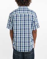 Vintage, 90s, Polo, Ralph, Lauren, Short, Sleeve, Button, Up, Shirt, The Real Deal, size large, colour Blue, newtown, sydney, australia, thrift store, opshop, preloved, secondhand, sustainable, retro, antique, 70s, 80s, 90s, 2000s, 00s, fashion, clothing, streetwear, trendy, garment, style, boutique, store, shop, archive, sale, cheap, best, top, Shirts