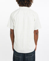 Vintage, 90s, Polo, Ralph, Lauren, Short, Sleeve, Button, Up, Shirt, The Real Deal, size large, colour White, newtown, sydney, australia, thrift store, opshop, preloved, secondhand, sustainable, retro, antique, 70s, 80s, 90s, 2000s, 00s, fashion, clothing, streetwear, trendy, garment, style, boutique, store, shop, archive, sale, cheap, best, top, Shirts