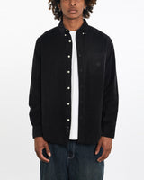 Vintage, Chaps, Ralph, Lauren, Corduroy, Button, Up, Shirt, The Real Deal, size large, colour Black, newtown, sydney, australia, thrift store, opshop, preloved, secondhand, sustainable, retro, antique, 70s, 80s, 90s, 2000s, 00s, fashion, clothing, streetwear, trendy, garment, style, boutique, store, shop, archive, sale, cheap, best, top, Shirts