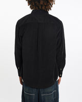 Vintage, Chaps, Ralph, Lauren, Corduroy, Button, Up, Shirt, The Real Deal, size large, colour Black, newtown, sydney, australia, thrift store, opshop, preloved, secondhand, sustainable, retro, antique, 70s, 80s, 90s, 2000s, 00s, fashion, clothing, streetwear, trendy, garment, style, boutique, store, shop, archive, sale, cheap, best, top, Shirts