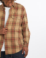 Vintage, 90s, Tommy, Hilfiger, Button, Up, Shirt, The Real Deal, size large, colour Beige, newtown, sydney, australia, thrift store, opshop, preloved, secondhand, sustainable, retro, antique, 70s, 80s, 90s, 2000s, 00s, fashion, clothing, streetwear, trendy, garment, style, boutique, store, shop, archive, sale, cheap, best, top, Shirts