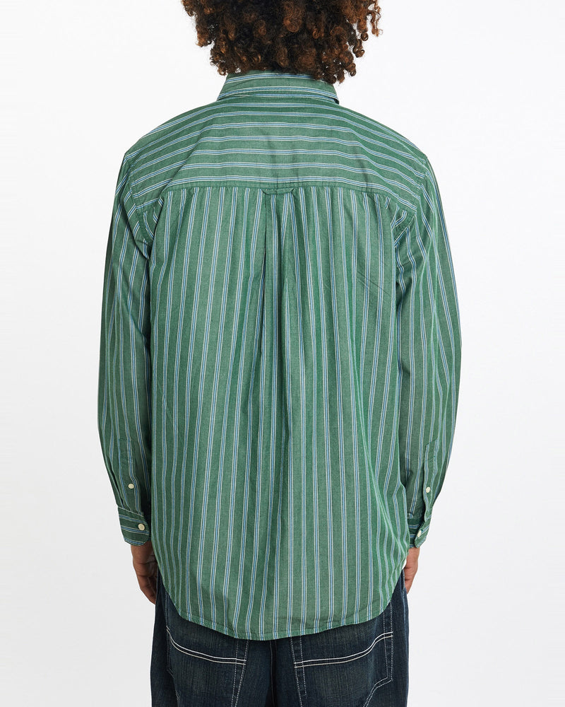 Vintage, Chaps, Button, Up, Shirt, The Real Deal, size large, colour Green, newtown, sydney, australia, thrift store, opshop, preloved, secondhand, sustainable, retro, antique, 70s, 80s, 90s, 2000s, 00s, fashion, clothing, streetwear, trendy, garment, style, boutique, store, shop, archive, sale, cheap, best, top, Shirts