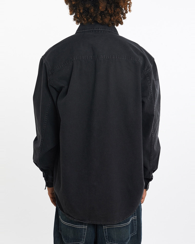 Vintage, Levi's, Denim, Button, Up, Shirt, The Real Deal, size large, colour Black, newtown, sydney, australia, thrift store, opshop, preloved, secondhand, sustainable, retro, antique, 70s, 80s, 90s, 2000s, 00s, fashion, clothing, streetwear, trendy, garment, style, boutique, store, shop, archive, sale, cheap, best, top, Shirts