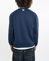Vintage, NFL, Miami, Dolphins, Sweatshirt, The Real Deal, size large, colour Navy, newtown, sydney, australia, thrift store, opshop, preloved, secondhand, sustainable, retro, antique, 70s, 80s, 90s, 2000s, 00s, fashion, clothing, streetwear, trendy, garment, style, boutique, store, shop, archive, sale, cheap, best, top, Sweats and hoodies