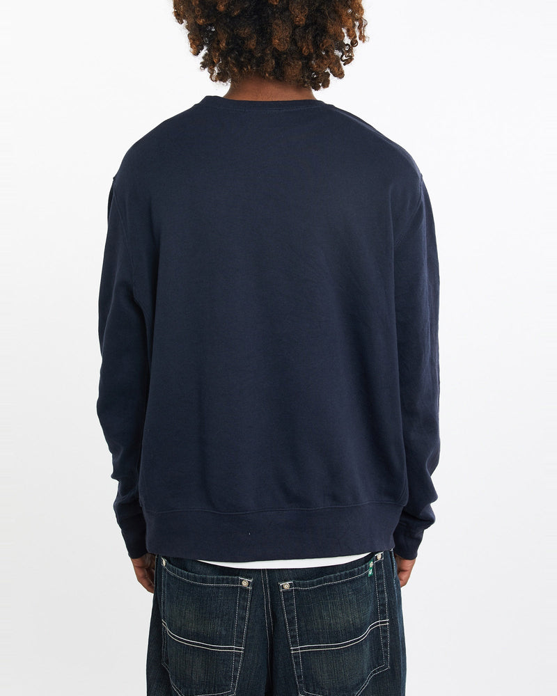 Vintage, Polo, Ralph, Lauren, Sweatshirt, The Real Deal, size large, colour Navy, newtown, sydney, australia, thrift store, opshop, preloved, secondhand, sustainable, retro, antique, 70s, 80s, 90s, 2000s, 00s, fashion, clothing, streetwear, trendy, garment, style, boutique, store, shop, archive, sale, cheap, best, top, Sweats and hoodies