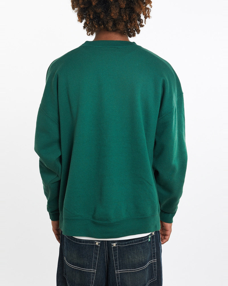 Vintage, 1994, Coca-Cola, Sweatshirt, The Real Deal, size large, colour Green, newtown, sydney, australia, thrift store, opshop, preloved, secondhand, sustainable, retro, antique, 70s, 80s, 90s, 2000s, 00s, fashion, clothing, streetwear, trendy, garment, style, boutique, store, shop, archive, sale, cheap, best, top, Sweats and hoodies