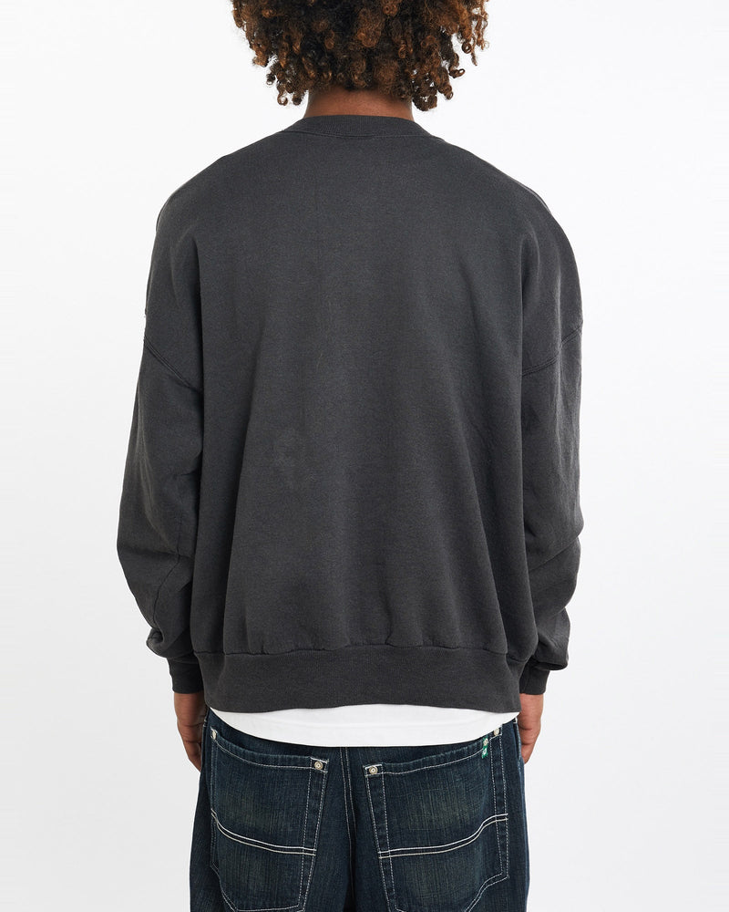 Vintage, 90s, NASCAR, Racing, Sweatshirt, The Real Deal, size large, colour Grey, newtown, sydney, australia, thrift store, opshop, preloved, secondhand, sustainable, retro, antique, 70s, 80s, 90s, 2000s, 00s, fashion, clothing, streetwear, trendy, garment, style, boutique, store, shop, archive, sale, cheap, best, top, Sweats and hoodies