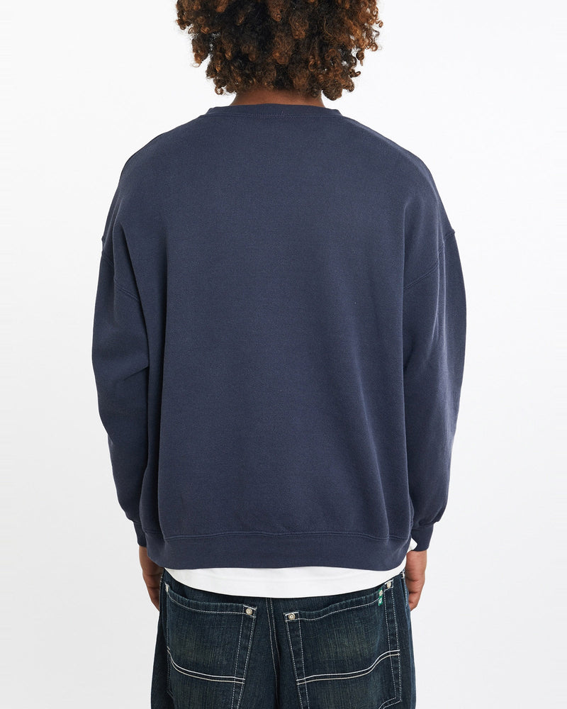 Vintage, 90s, Illinois, Mom, Sweatshirt, The Real Deal, size large, colour Navy, newtown, sydney, australia, thrift store, opshop, preloved, secondhand, sustainable, retro, antique, 70s, 80s, 90s, 2000s, 00s, fashion, clothing, streetwear, trendy, garment, style, boutique, store, shop, archive, sale, cheap, best, top, Sweats and hoodies