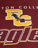 Vintage, 90s, Boston, College, Eagles, Sweatshirt, The Real Deal, size large, colour Burgundy, newtown, sydney, australia, thrift store, opshop, preloved, secondhand, sustainable, retro, antique, 70s, 80s, 90s, 2000s, 00s, fashion, clothing, streetwear, trendy, garment, style, boutique, store, shop, archive, sale, cheap, best, top, Sweats and hoodies