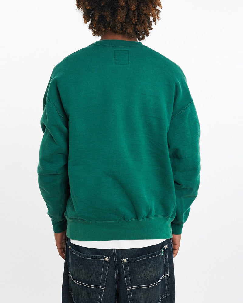 Vintage, 1993, Chicago, Marathon, Sweatshirt, The Real Deal, size large, colour Green, newtown, sydney, australia, thrift store, opshop, preloved, secondhand, sustainable, retro, antique, 70s, 80s, 90s, 2000s, 00s, fashion, clothing, streetwear, trendy, garment, style, boutique, store, shop, archive, sale, cheap, best, top, Sweats and hoodies