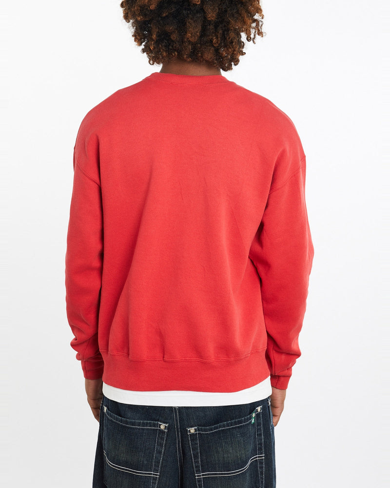 Vintage, 90s, Disney, Mickey, Mouse, Sweatshirt, The Real Deal, size large, colour Red, newtown, sydney, australia, thrift store, opshop, preloved, secondhand, sustainable, retro, antique, 70s, 80s, 90s, 2000s, 00s, fashion, clothing, streetwear, trendy, garment, style, boutique, store, shop, archive, sale, cheap, best, top, Sweats and hoodies