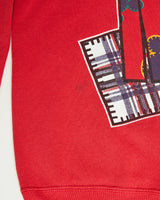 Vintage, 90s, Disney, Mickey, Mouse, Sweatshirt, The Real Deal, size large, colour Red, newtown, sydney, australia, thrift store, opshop, preloved, secondhand, sustainable, retro, antique, 70s, 80s, 90s, 2000s, 00s, fashion, clothing, streetwear, trendy, garment, style, boutique, store, shop, archive, sale, cheap, best, top, Sweats and hoodies