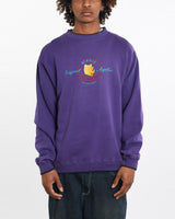 Vintage, 90s, Disney, Winnie, The, Pooh, Sweatshirt, The Real Deal, size large, colour Purple, newtown, sydney, australia, thrift store, opshop, preloved, secondhand, sustainable, retro, antique, 70s, 80s, 90s, 2000s, 00s, fashion, clothing, streetwear, trendy, garment, style, boutique, store, shop, archive, sale, cheap, best, top, Sweats and hoodies