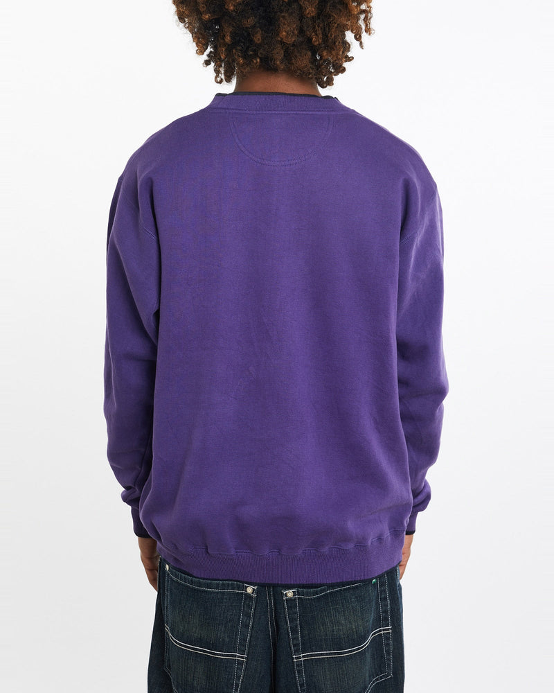 Vintage, 90s, Disney, Winnie, The, Pooh, Sweatshirt, The Real Deal, size large, colour Purple, newtown, sydney, australia, thrift store, opshop, preloved, secondhand, sustainable, retro, antique, 70s, 80s, 90s, 2000s, 00s, fashion, clothing, streetwear, trendy, garment, style, boutique, store, shop, archive, sale, cheap, best, top, Sweats and hoodies