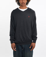 Vintage, 90s, Polo, Ralph, Lauren, Sweater, The Real Deal, size large, colour Grey, newtown, sydney, australia, thrift store, opshop, preloved, secondhand, sustainable, retro, antique, 70s, 80s, 90s, 2000s, 00s, fashion, clothing, streetwear, trendy, garment, style, boutique, store, shop, archive, sale, cheap, best, top, Sweats and hoodies