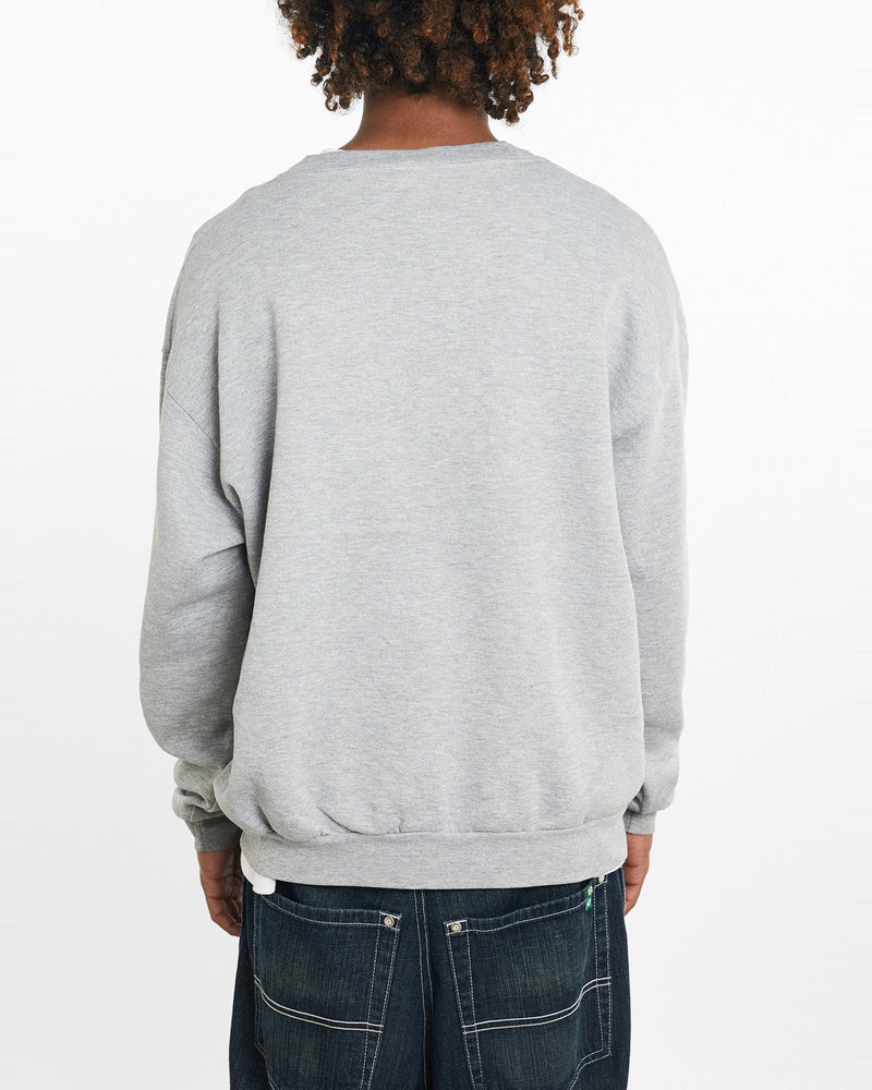 Vintage, NFL, Green, Bay, Packers, Sweatshirt, The Real Deal, size large, colour Grey, newtown, sydney, australia, thrift store, opshop, preloved, secondhand, sustainable, retro, antique, 70s, 80s, 90s, 2000s, 00s, fashion, clothing, streetwear, trendy, garment, style, boutique, store, shop, archive, sale, cheap, best, top, Sweats and hoodies