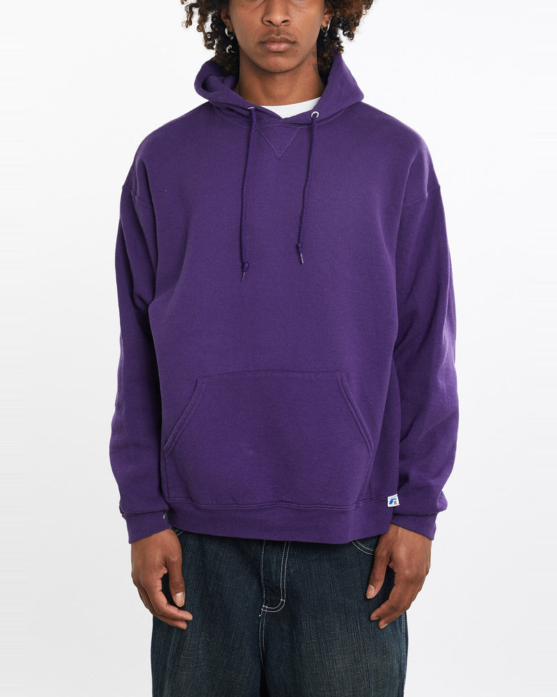 Vintage, Russell, Athletic, Hooded, Sweatshirt, The Real Deal, size large, colour Purple, newtown, sydney, australia, thrift store, opshop, preloved, secondhand, sustainable, retro, antique, 70s, 80s, 90s, 2000s, 00s, fashion, clothing, streetwear, trendy, garment, style, boutique, store, shop, archive, sale, cheap, best, top, Sweats and hoodies