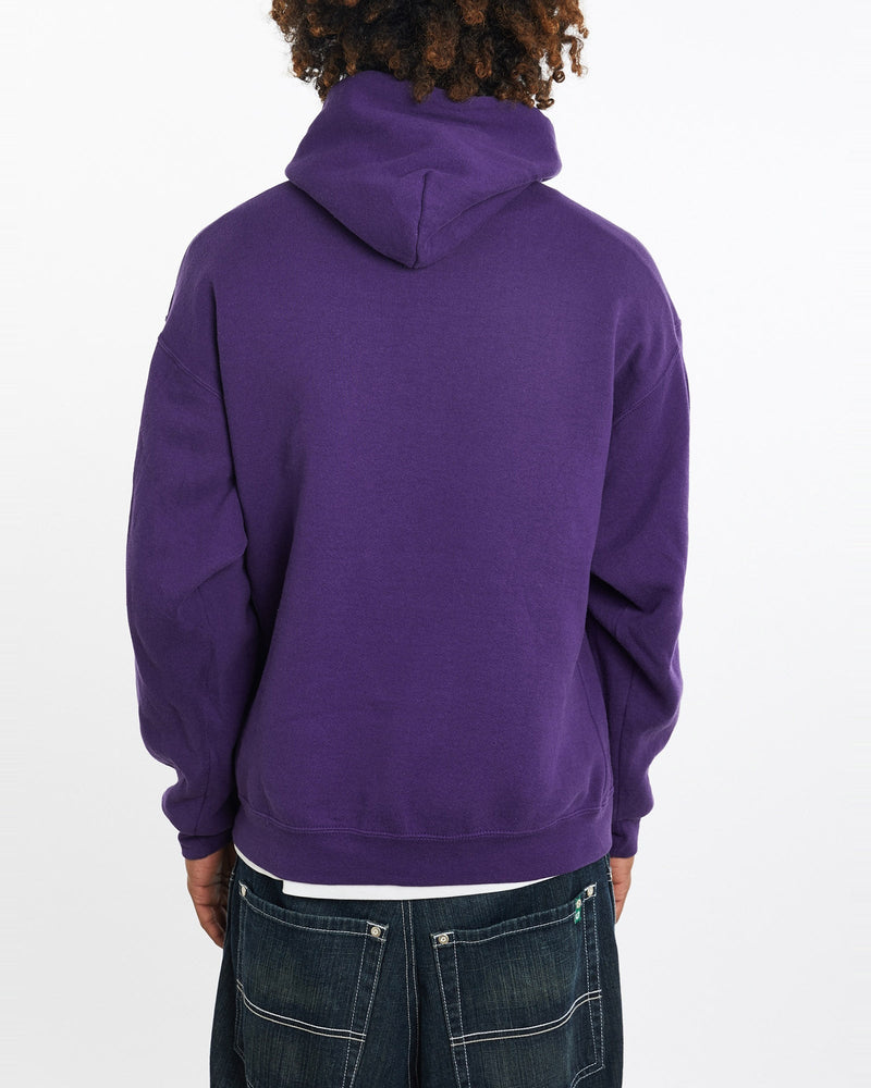 Vintage, Russell, Athletic, Hooded, Sweatshirt, The Real Deal, size large, colour Purple, newtown, sydney, australia, thrift store, opshop, preloved, secondhand, sustainable, retro, antique, 70s, 80s, 90s, 2000s, 00s, fashion, clothing, streetwear, trendy, garment, style, boutique, store, shop, archive, sale, cheap, best, top, Sweats and hoodies