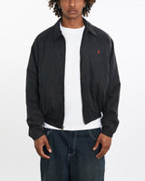 Vintage, 90s, Polo, Ralph, Lauren, Harrington, Jacket, The Real Deal, size large, colour Black, newtown, sydney, australia, thrift store, opshop, preloved, secondhand, sustainable, retro, antique, 70s, 80s, 90s, 2000s, 00s, fashion, clothing, streetwear, trendy, garment, style, boutique, store, shop, archive, sale, cheap, best, top, Jackets