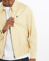 Vintage, 90s, Polo, Ralph, Lauren, Harrington, Jacket, The Real Deal, size medium, colour Beige, newtown, sydney, australia, thrift store, opshop, preloved, secondhand, sustainable, retro, antique, 70s, 80s, 90s, 2000s, 00s, fashion, clothing, streetwear, trendy, garment, style, boutique, store, shop, archive, sale, cheap, best, top, Jackets