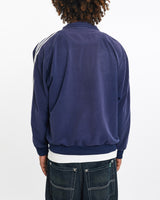 Vintage, 90s, Adidas, Track, Jacket, The Real Deal, size large, colour Navy, newtown, sydney, australia, thrift store, opshop, preloved, secondhand, sustainable, retro, antique, 70s, 80s, 90s, 2000s, 00s, fashion, clothing, streetwear, trendy, garment, style, boutique, store, shop, archive, sale, cheap, best, top, Jackets