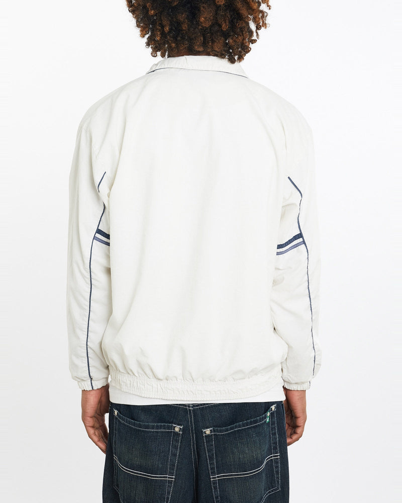 Vintage, Nike, Jacket, The Real Deal, size large, colour White, newtown, sydney, australia, thrift store, opshop, preloved, secondhand, sustainable, retro, antique, 70s, 80s, 90s, 2000s, 00s, fashion, clothing, streetwear, trendy, garment, style, boutique, store, shop, archive, sale, cheap, best, top, Jackets