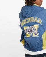 Vintage, 90s, NCAA, Michigan, Wolverines, Jacket, The Real Deal, size large, colour Blue, newtown, sydney, australia, thrift store, opshop, preloved, secondhand, sustainable, retro, antique, 70s, 80s, 90s, 2000s, 00s, fashion, clothing, streetwear, trendy, garment, style, boutique, store, shop, archive, sale, cheap, best, top, Jackets