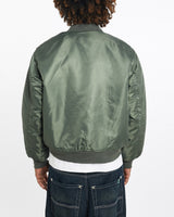 Vintage, 90s, Rothco, MA-1, USAF, Flight, Bomber, Jacket, The Real Deal, size large, colour Green, newtown, sydney, australia, thrift store, opshop, preloved, secondhand, sustainable, retro, antique, 70s, 80s, 90s, 2000s, 00s, fashion, clothing, streetwear, trendy, garment, style, boutique, store, shop, archive, sale, cheap, best, top, Jackets