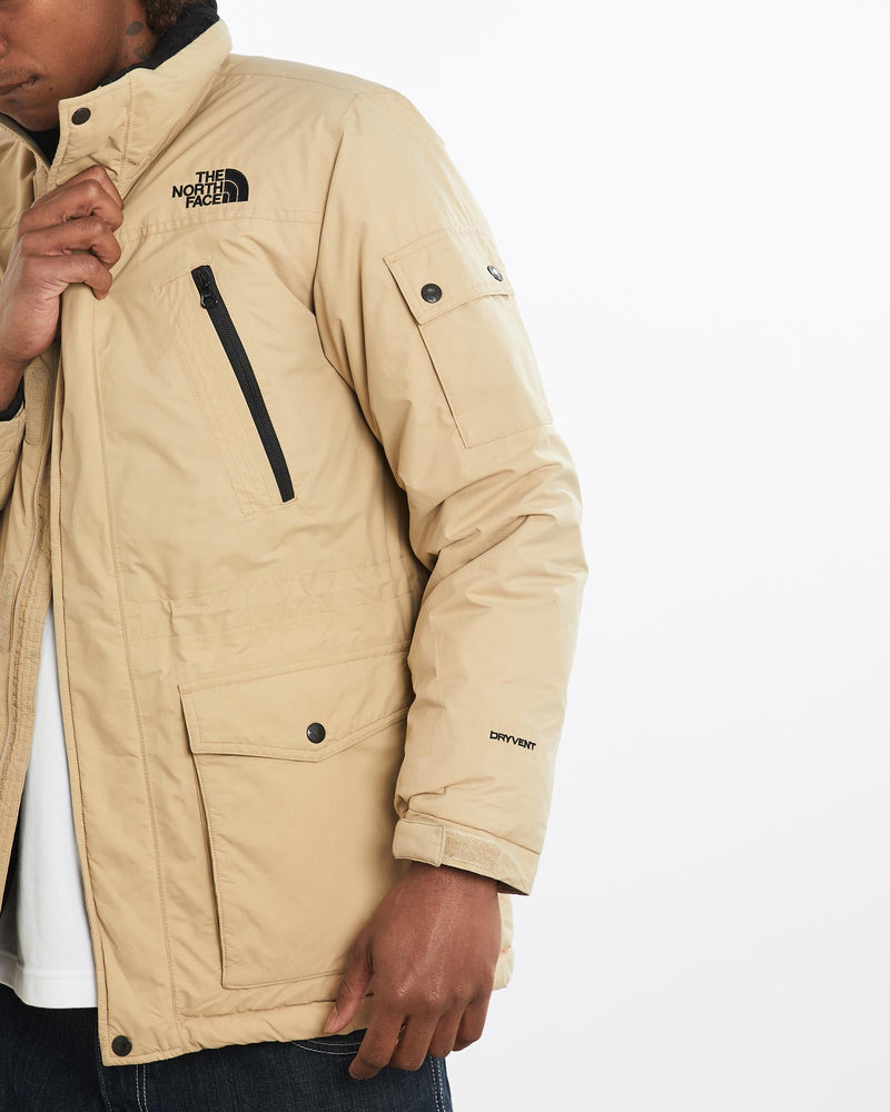 Vintage, The, North, Face, Puffer, Jacket, The Real Deal, size medium, colour Beige, newtown, sydney, australia, thrift store, opshop, preloved, secondhand, sustainable, retro, antique, 70s, 80s, 90s, 2000s, 00s, fashion, clothing, streetwear, trendy, garment, style, boutique, store, shop, archive, sale, cheap, best, top, Jackets