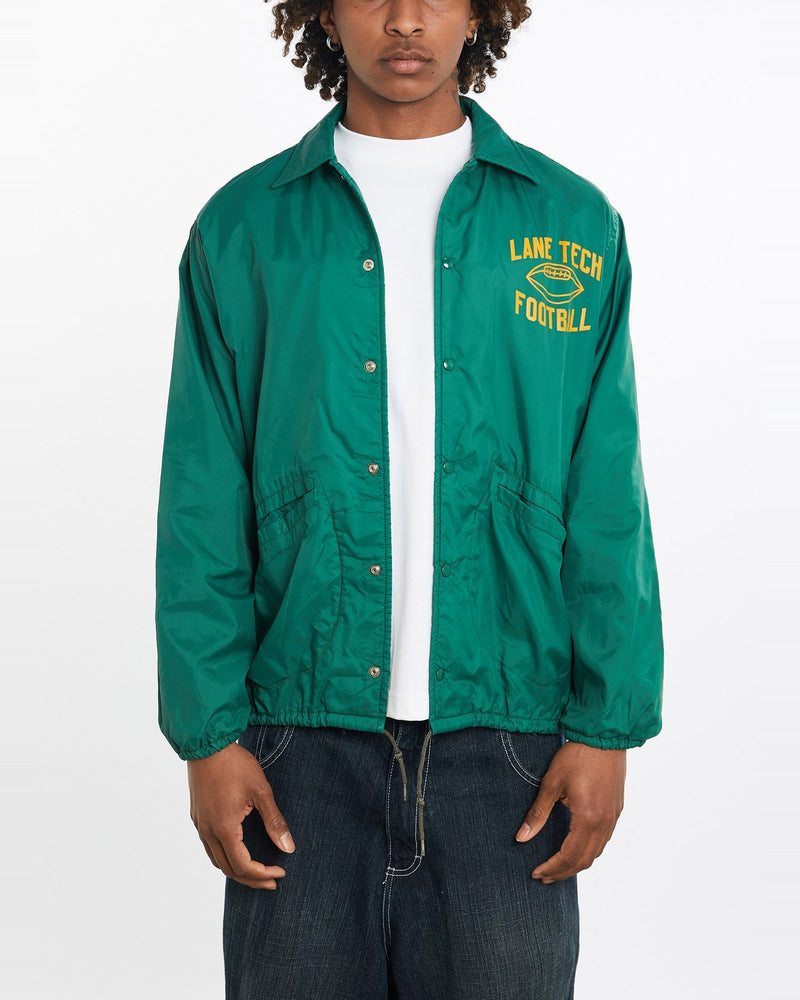 Vintage, 80s, Lane, Tech, Coaches, Jacket, The Real Deal, size large, colour Green, newtown, sydney, australia, thrift store, opshop, preloved, secondhand, sustainable, retro, antique, 70s, 80s, 90s, 2000s, 00s, fashion, clothing, streetwear, trendy, garment, style, boutique, store, shop, archive, sale, cheap, best, top, Jackets