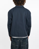 Vintage, ABC, Companies, Mechanic, Jacket, The Real Deal, size large, colour Navy, newtown, sydney, australia, thrift store, opshop, preloved, secondhand, sustainable, retro, antique, 70s, 80s, 90s, 2000s, 00s, fashion, clothing, streetwear, trendy, garment, style, boutique, store, shop, archive, sale, cheap, best, top, Jackets