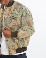 Vintage, 80s, Chevrolet, Realtree, Camo, Bomber, Jacket, The Real Deal, size large, colour Multicolour, newtown, sydney, australia, thrift store, opshop, preloved, secondhand, sustainable, retro, antique, 70s, 80s, 90s, 2000s, 00s, fashion, clothing, streetwear, trendy, garment, style, boutique, store, shop, archive, sale, cheap, best, top, Jackets