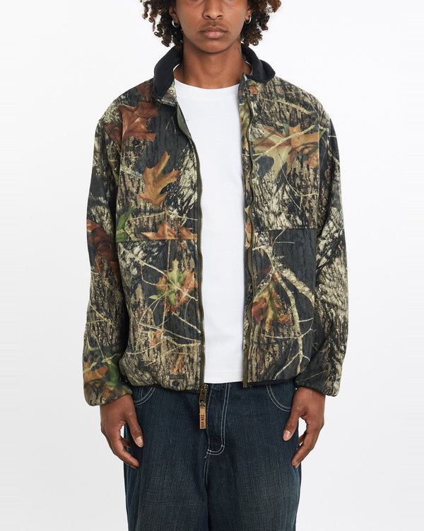 Vintage, 90s, Realtree, Camo, Fleece, Jacket, The Real Deal, size large, colour Multicolour, newtown, sydney, australia, thrift store, opshop, preloved, secondhand, sustainable, retro, antique, 70s, 80s, 90s, 2000s, 00s, fashion, clothing, streetwear, trendy, garment, style, boutique, store, shop, archive, sale, cheap, best, top, Jackets