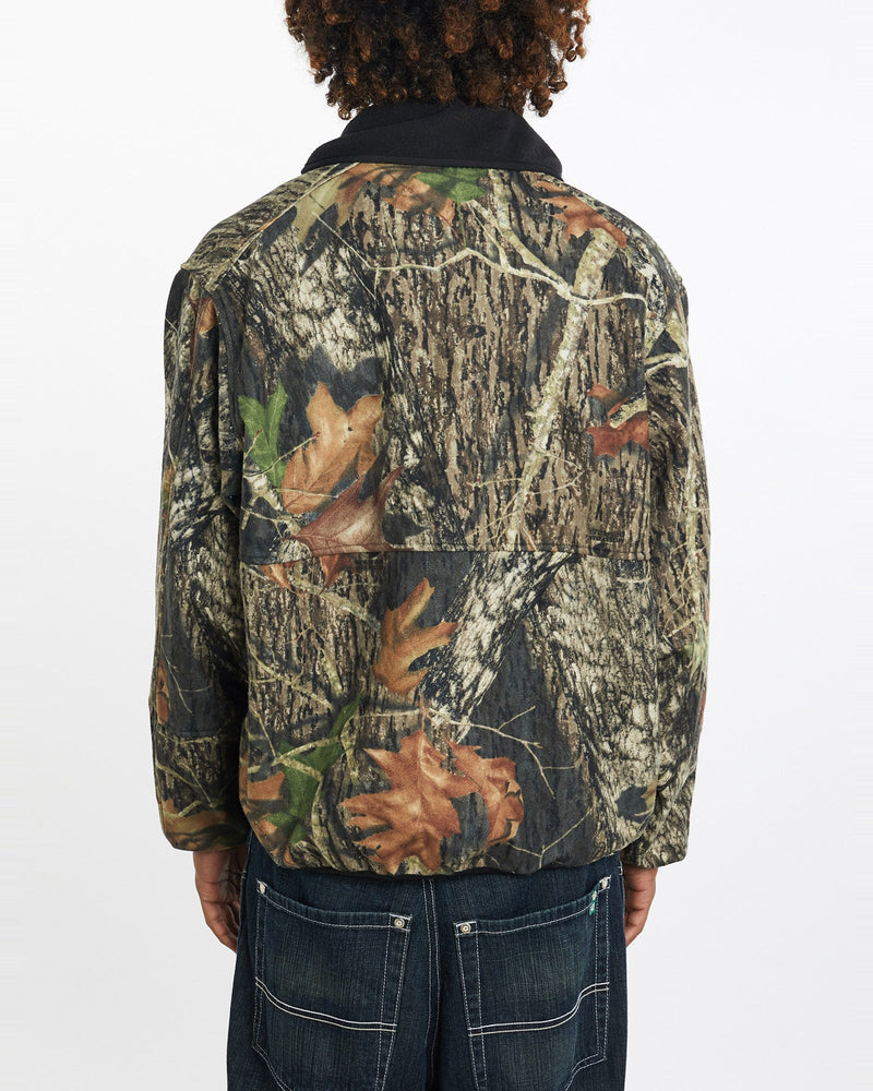 Vintage, 90s, Realtree, Camo, Fleece, Jacket, The Real Deal, size large, colour Multicolour, newtown, sydney, australia, thrift store, opshop, preloved, secondhand, sustainable, retro, antique, 70s, 80s, 90s, 2000s, 00s, fashion, clothing, streetwear, trendy, garment, style, boutique, store, shop, archive, sale, cheap, best, top, Jackets