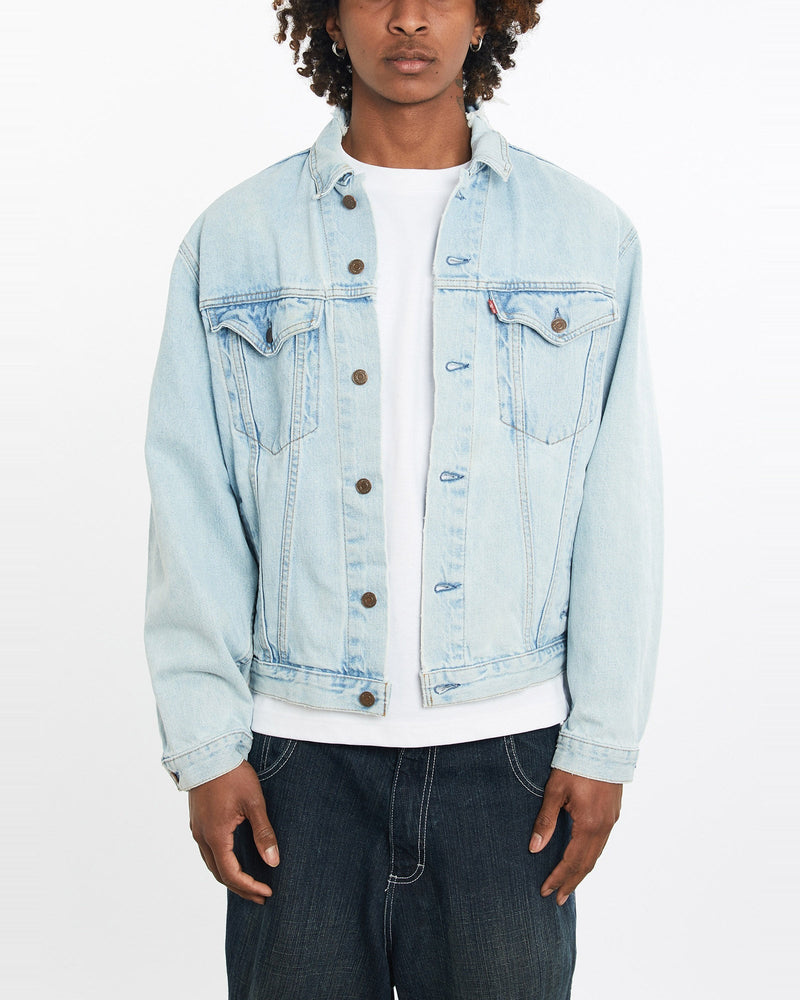 Vintage, 90s, Levi's, Denim, Jacket, The Real Deal, size large, colour Blue, newtown, sydney, australia, thrift store, opshop, preloved, secondhand, sustainable, retro, antique, 70s, 80s, 90s, 2000s, 00s, fashion, clothing, streetwear, trendy, garment, style, boutique, store, shop, archive, sale, cheap, best, top, Jackets