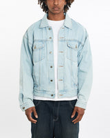 Vintage, Wrangler, Denim, Jacket, The Real Deal, size large, colour Blue, newtown, sydney, australia, thrift store, opshop, preloved, secondhand, sustainable, retro, antique, 70s, 80s, 90s, 2000s, 00s, fashion, clothing, streetwear, trendy, garment, style, boutique, store, shop, archive, sale, cheap, best, top, Jackets