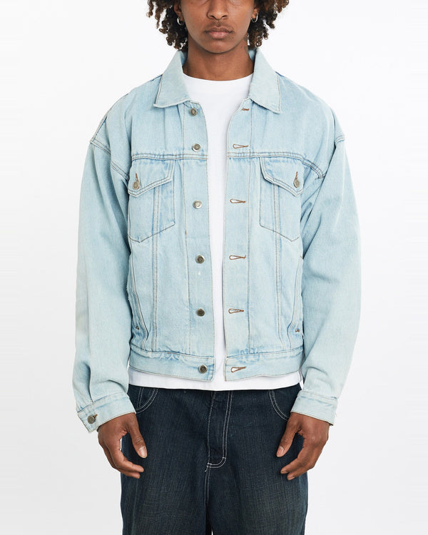 Vintage, Wrangler, Denim, Jacket, The Real Deal, size large, colour Blue, newtown, sydney, australia, thrift store, opshop, preloved, secondhand, sustainable, retro, antique, 70s, 80s, 90s, 2000s, 00s, fashion, clothing, streetwear, trendy, garment, style, boutique, store, shop, archive, sale, cheap, best, top, Jackets