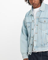 Vintage, Wrangler, Denim, Jacket, The Real Deal, size large, colour Blue, newtown, sydney, australia, thrift store, opshop, preloved, secondhand, sustainable, retro, antique, 70s, 80s, 90s, 2000s, 00s, fashion, clothing, streetwear, trendy, garment, style, boutique, store, shop, archive, sale, cheap, best, top, Jackets