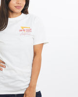 Vintage, In-N-Out, Burger, California, Tee, The Real Deal, size double extra small, colour White, newtown, sydney, australia, thrift store, opshop, preloved, secondhand, sustainable, retro, antique, 70s, 80s, 90s, 2000s, 00s, fashion, clothing, streetwear, trendy, garment, style, boutique, store, shop, archive, sale, cheap, best, top, T-Shirts