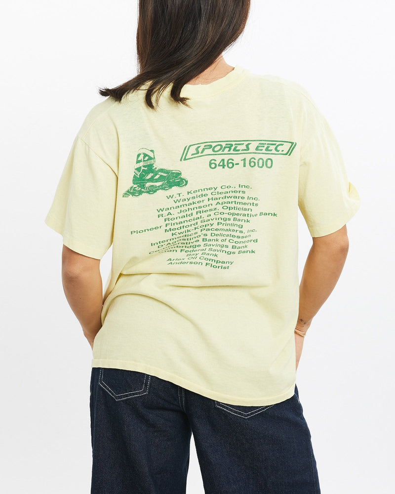 Vintage, 80s, Arlington, Road, Race, Tee, The Real Deal, size double extra small, colour Yellow, newtown, sydney, australia, thrift store, opshop, preloved, secondhand, sustainable, retro, antique, 70s, 80s, 90s, 2000s, 00s, fashion, clothing, streetwear, trendy, garment, style, boutique, store, shop, archive, sale, cheap, best, top, T-Shirts