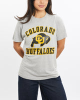 Vintage, 80s, NCAA, Colorado, Buffaloes, Tee, The Real Deal, size double extra small, colour Grey, newtown, sydney, australia, thrift store, opshop, preloved, secondhand, sustainable, retro, antique, 70s, 80s, 90s, 2000s, 00s, fashion, clothing, streetwear, trendy, garment, style, boutique, store, shop, archive, sale, cheap, best, top, T-Shirts