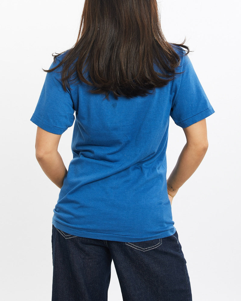 Vintage, 80s, NFL, Seattle, Seahawks, Tee, The Real Deal, size double extra small, colour Blue, newtown, sydney, australia, thrift store, opshop, preloved, secondhand, sustainable, retro, antique, 70s, 80s, 90s, 2000s, 00s, fashion, clothing, streetwear, trendy, garment, style, boutique, store, shop, archive, sale, cheap, best, top, T-Shirts