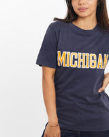 Vintage, 80s, Michigan, Tee, The Real Deal, size double extra small, colour Navy, newtown, sydney, australia, thrift store, opshop, preloved, secondhand, sustainable, retro, antique, 70s, 80s, 90s, 2000s, 00s, fashion, clothing, streetwear, trendy, garment, style, boutique, store, shop, archive, sale, cheap, best, top, T-Shirts