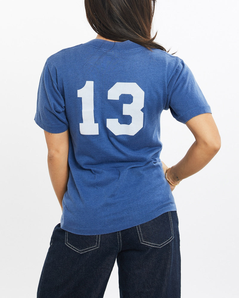 Vintage, 80s, Mayflower, T-Ball, Tee, The Real Deal, size double extra small, colour Blue, newtown, sydney, australia, thrift store, opshop, preloved, secondhand, sustainable, retro, antique, 70s, 80s, 90s, 2000s, 00s, fashion, clothing, streetwear, trendy, garment, style, boutique, store, shop, archive, sale, cheap, best, top, T-Shirts